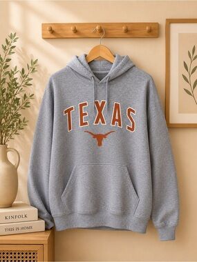 Texas Longhorn Grey Hoodie
